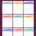 New Year s Resolution List Free Schedule Planner Template Piktochart