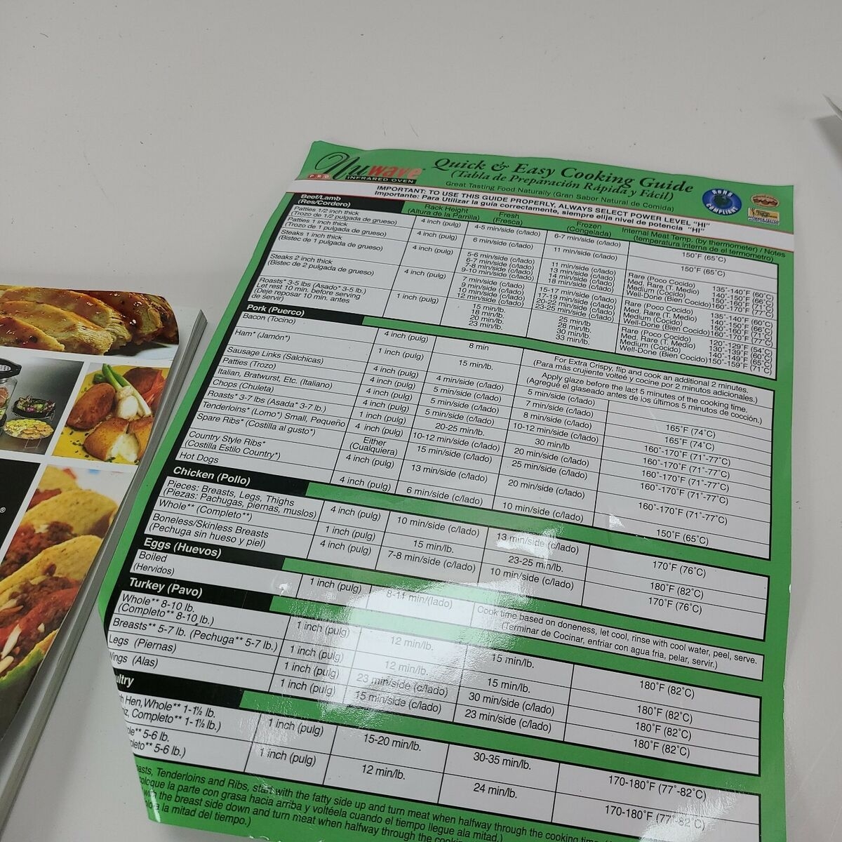 Nuwave Pro Infrared Oven Quick Easy Cooking Guide Cookbook Manual Recipes Tips EBay