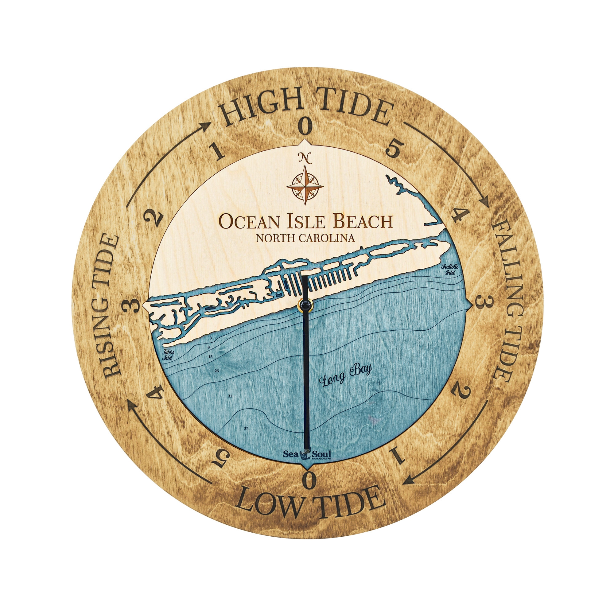 Ocean Isle Beach Tide Clock Sea And Soul Charts