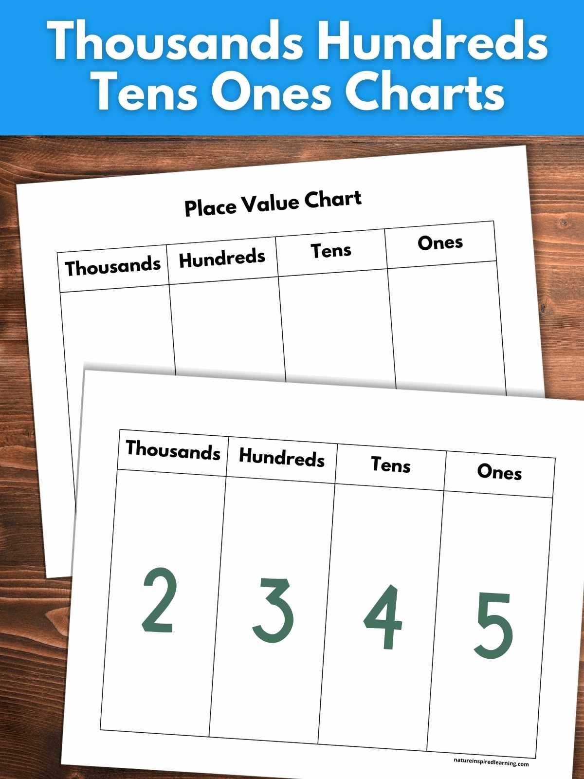 Thousands Chart Printable