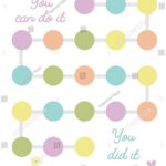 Pastel Reward Chart Printable Chore Girl Stock Vector Royalty Free 2367026543 Shutterstock