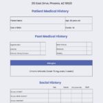 Patient Medical Chart Template In Illustrator PDF Download Template