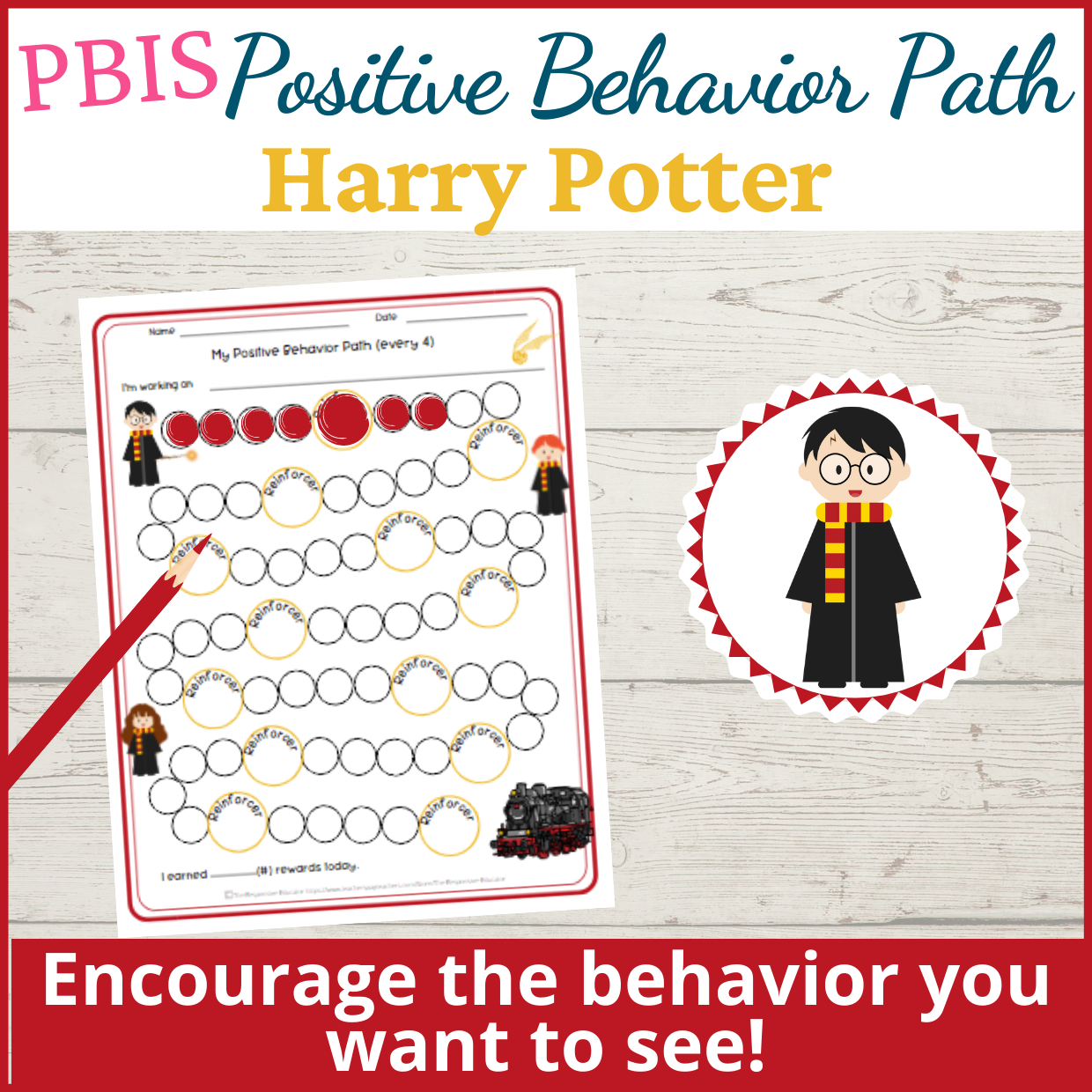 PBIS Positive Behavior Path Harry Potter Made By Teachers