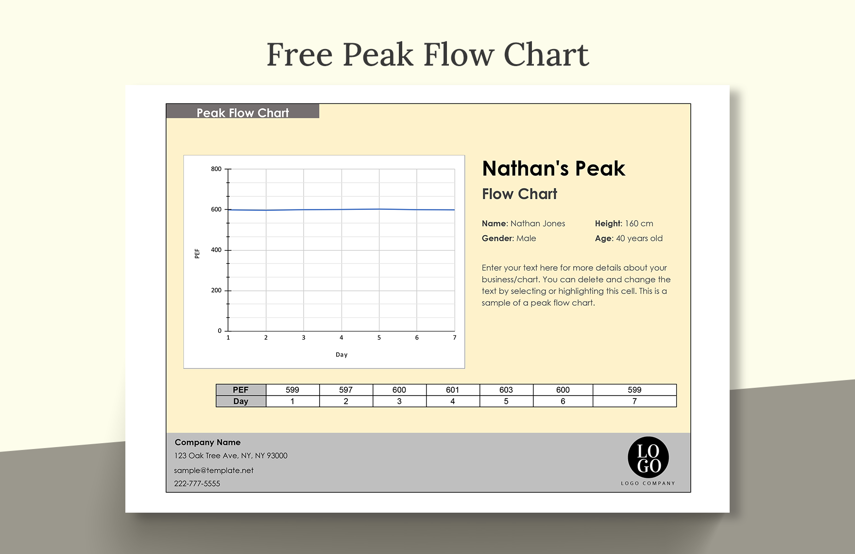 Peak Flow Chart Templates 11 Free PDF Documents Download Peak Flow Chart Templates 11 Free PDF Documents Download