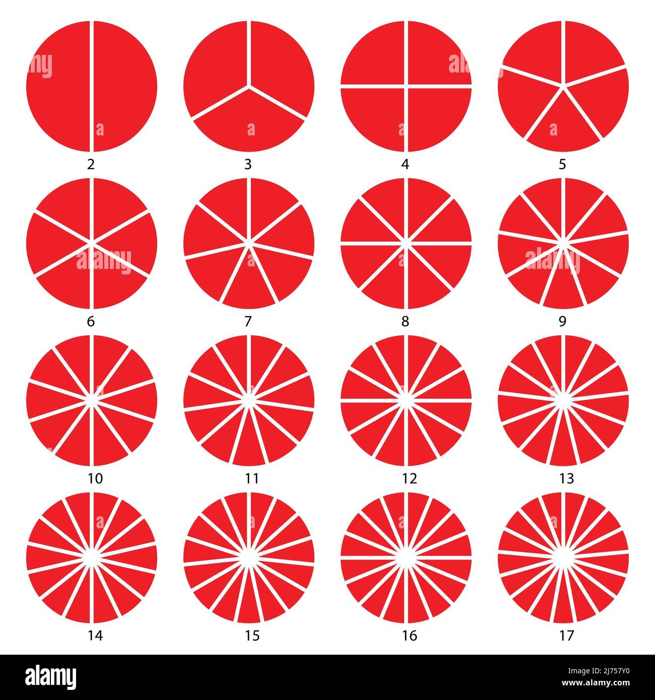 Pie 2 3 16 Stock Vector Images Alamy