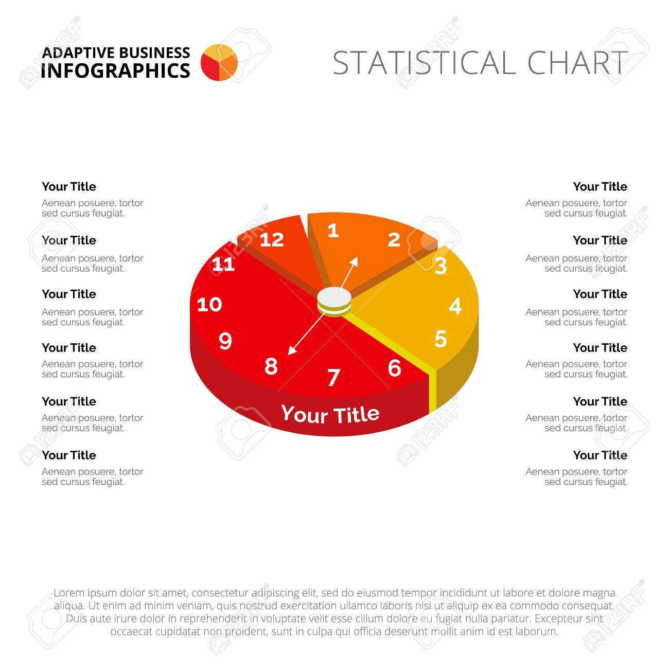 Pie Graph With Clock Element Of Presentation Circle Diagram Pie Chart Concept For Business Templates Infographics Reports Can Be Used For Topics Like Statistics Time Finance Marketing Royalty Free SVG Cliparts Vectors 