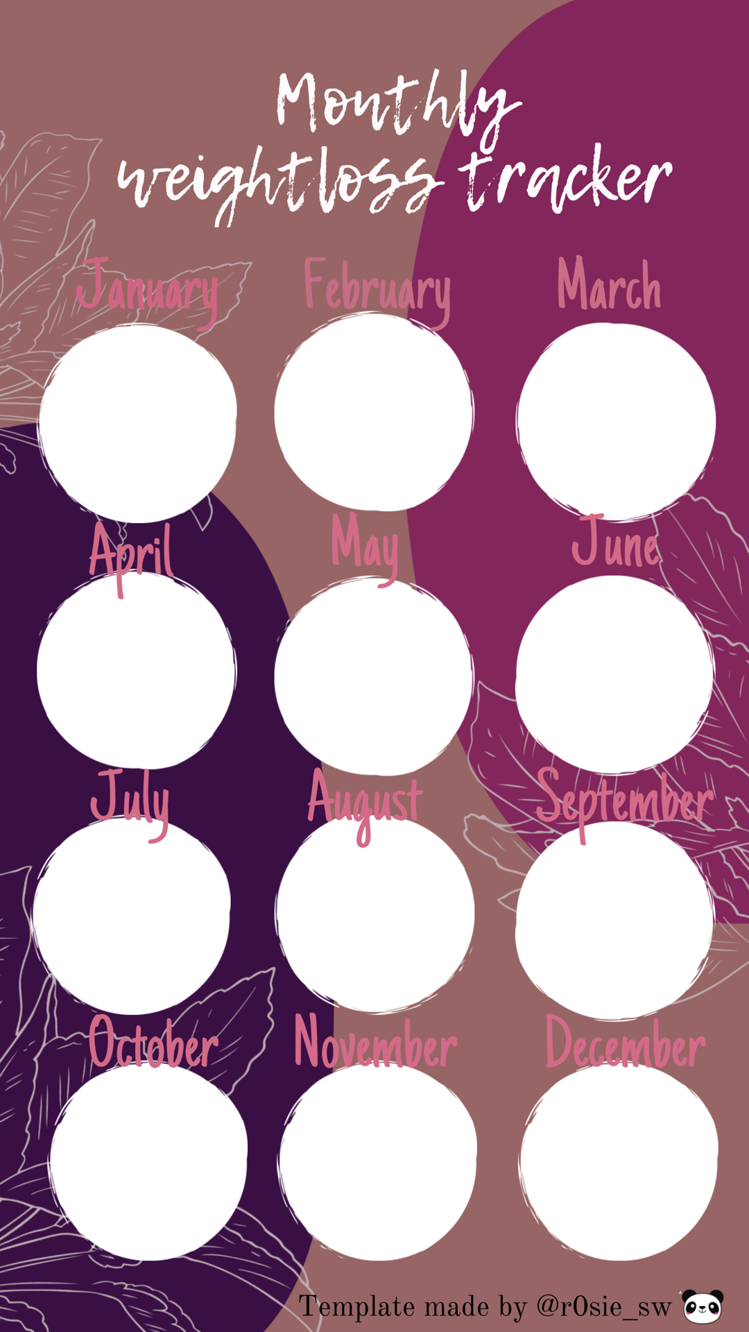 Weight Loss Chart Monthly Weight Loss Chart Monthly