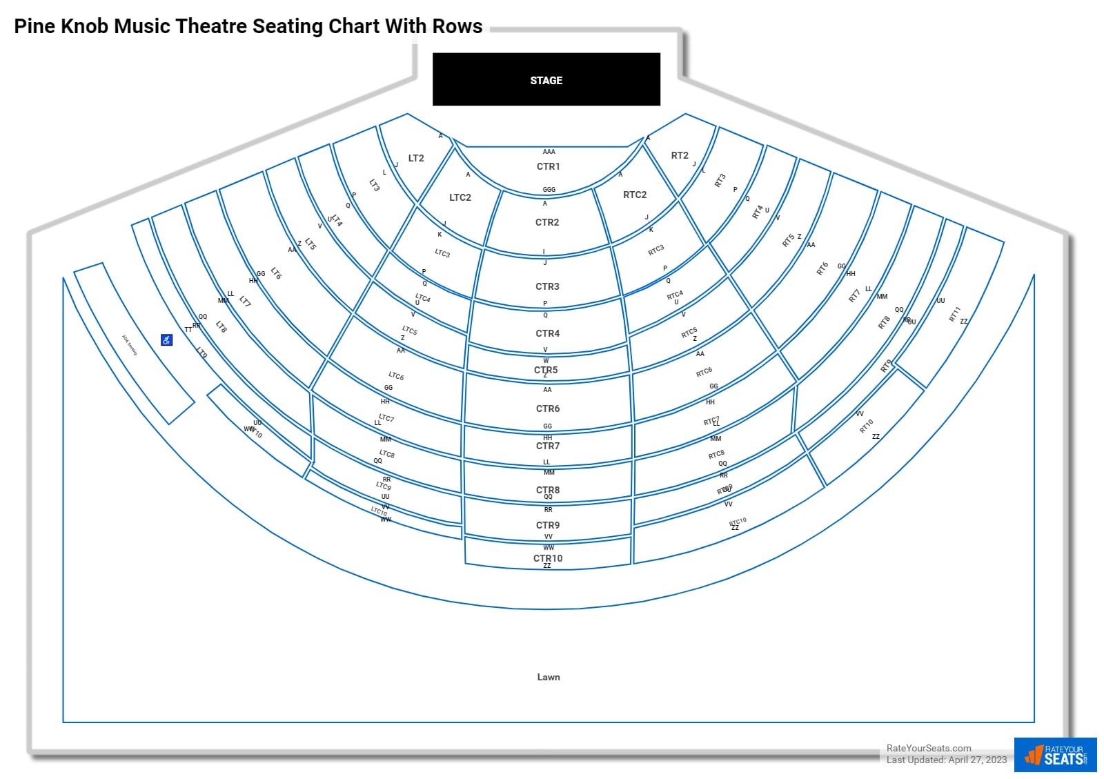 Pine Knob Music Theatre Seating Chart RateYourSeats Pine Knob Music Theatre Seating Chart RateYourSeats