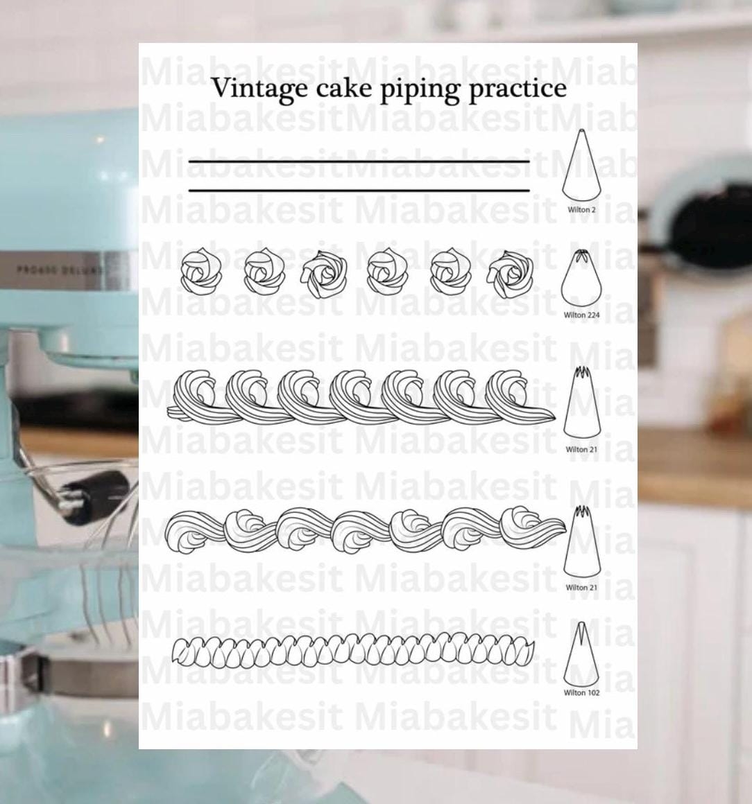 Piping Templates Etsy UK