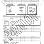 Pitching Chart For Softball Baseball Baseball Pitching Charts Softball Pitching Carts Pitching Chart Chart Pitches Etsy
