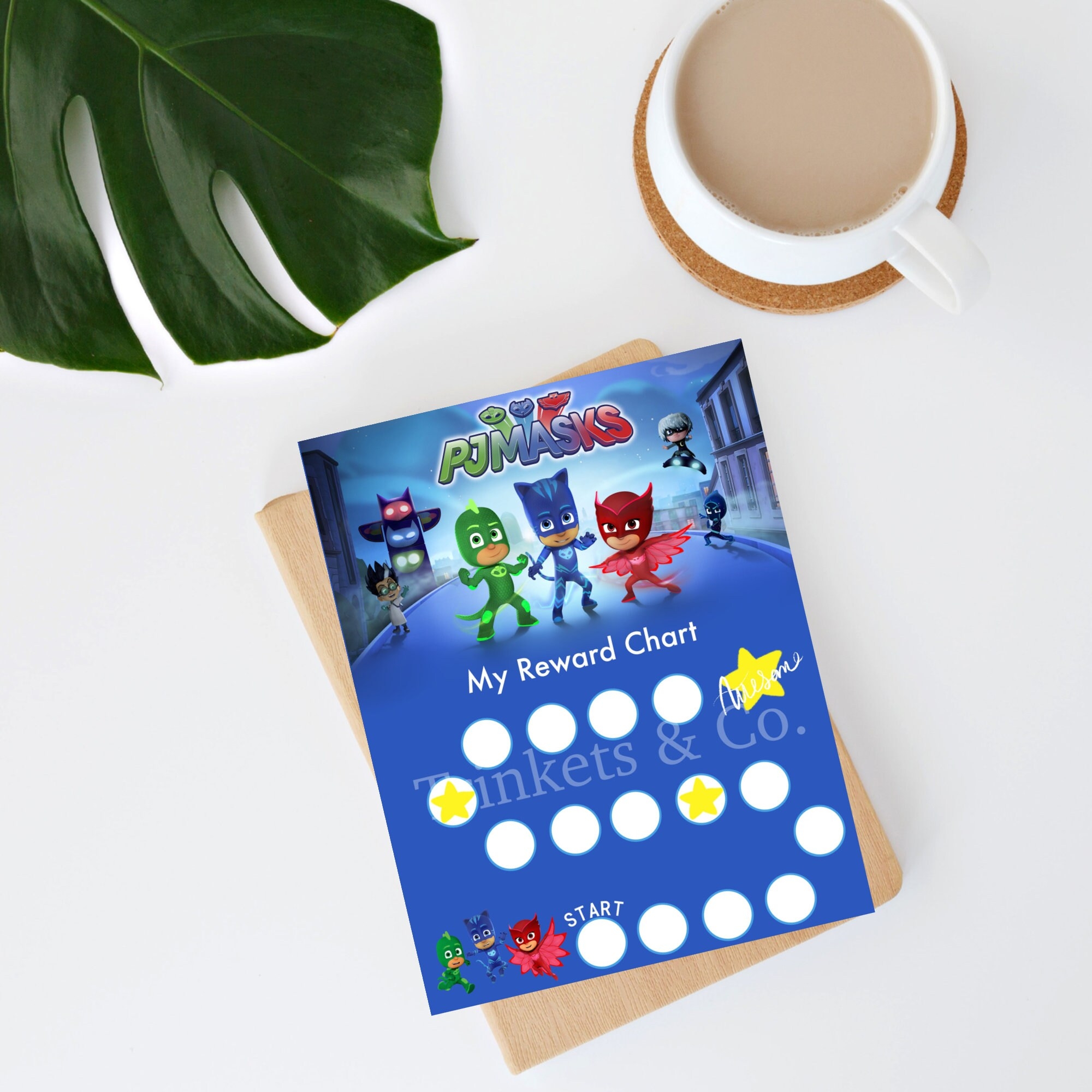 Pj Masks Potty Chart Etsy Pj Masks Potty Chart Etsy