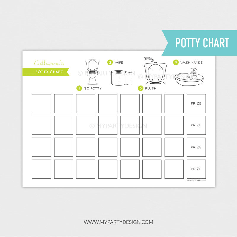 Printable Potty Charts For Toddlers