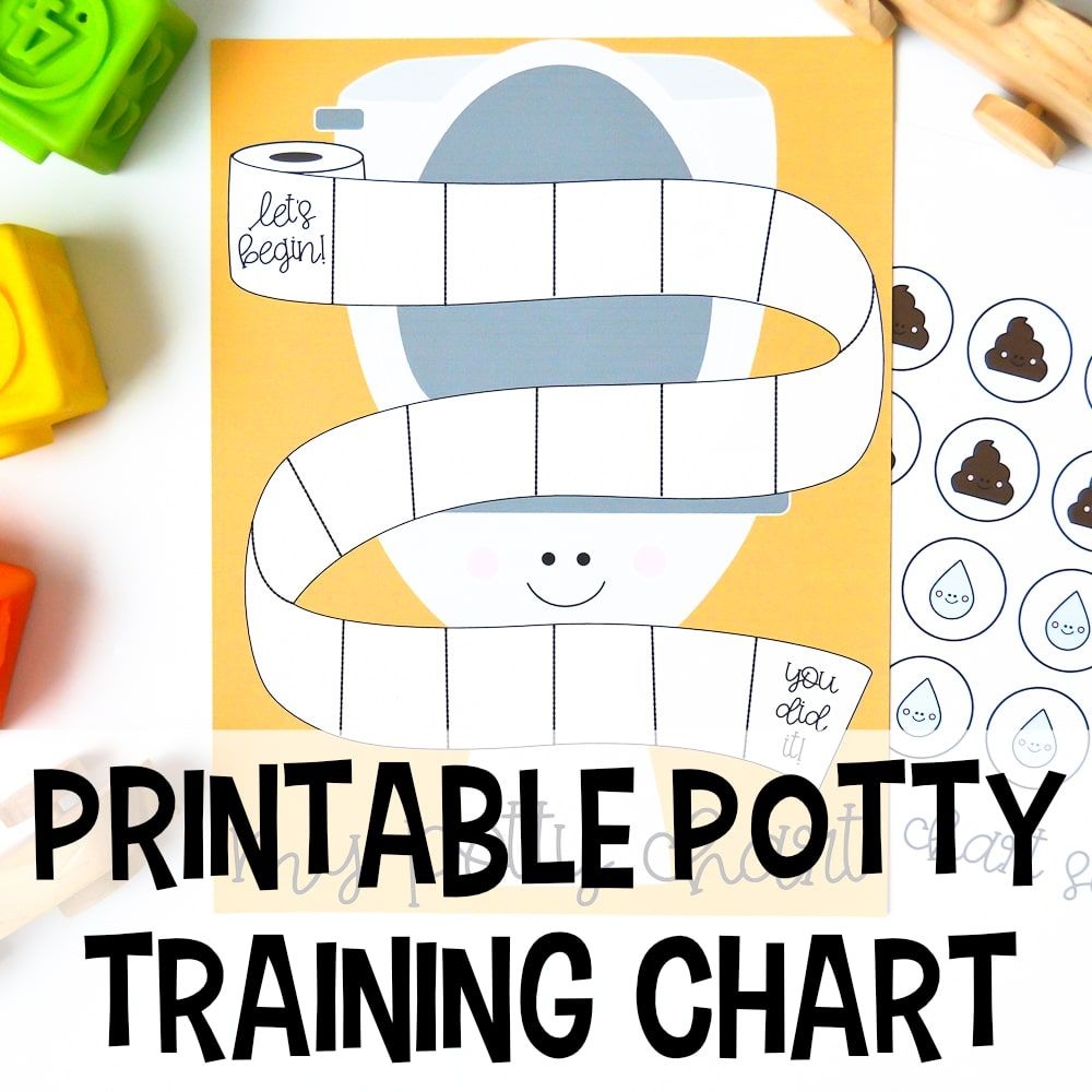 Potty Training Printables Printable Party Favors
