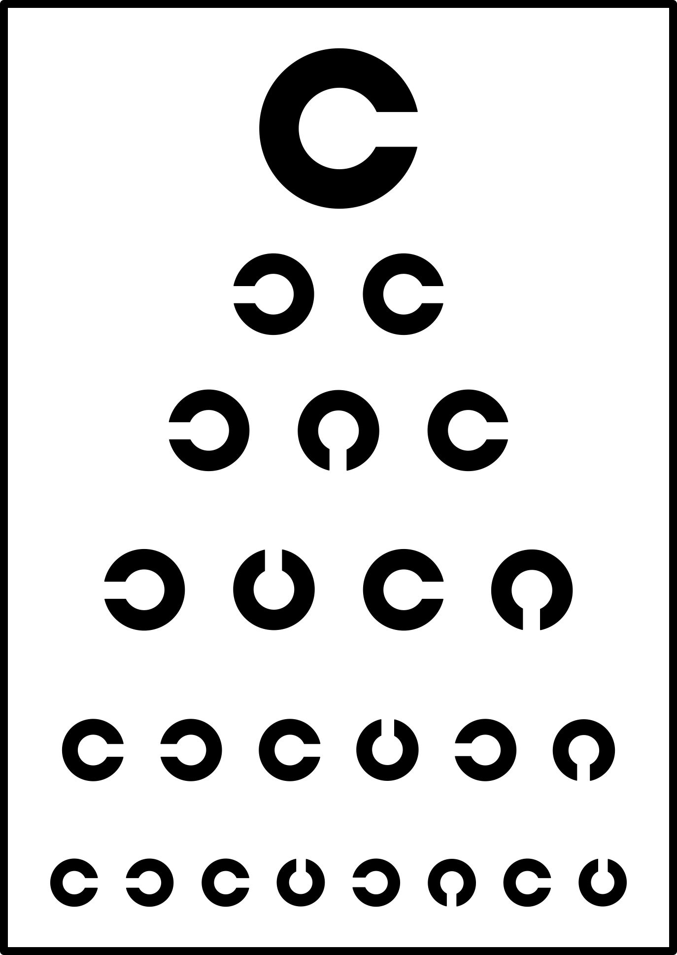 Free Printable Play Eye Chart Free Printable Play Eye Chart