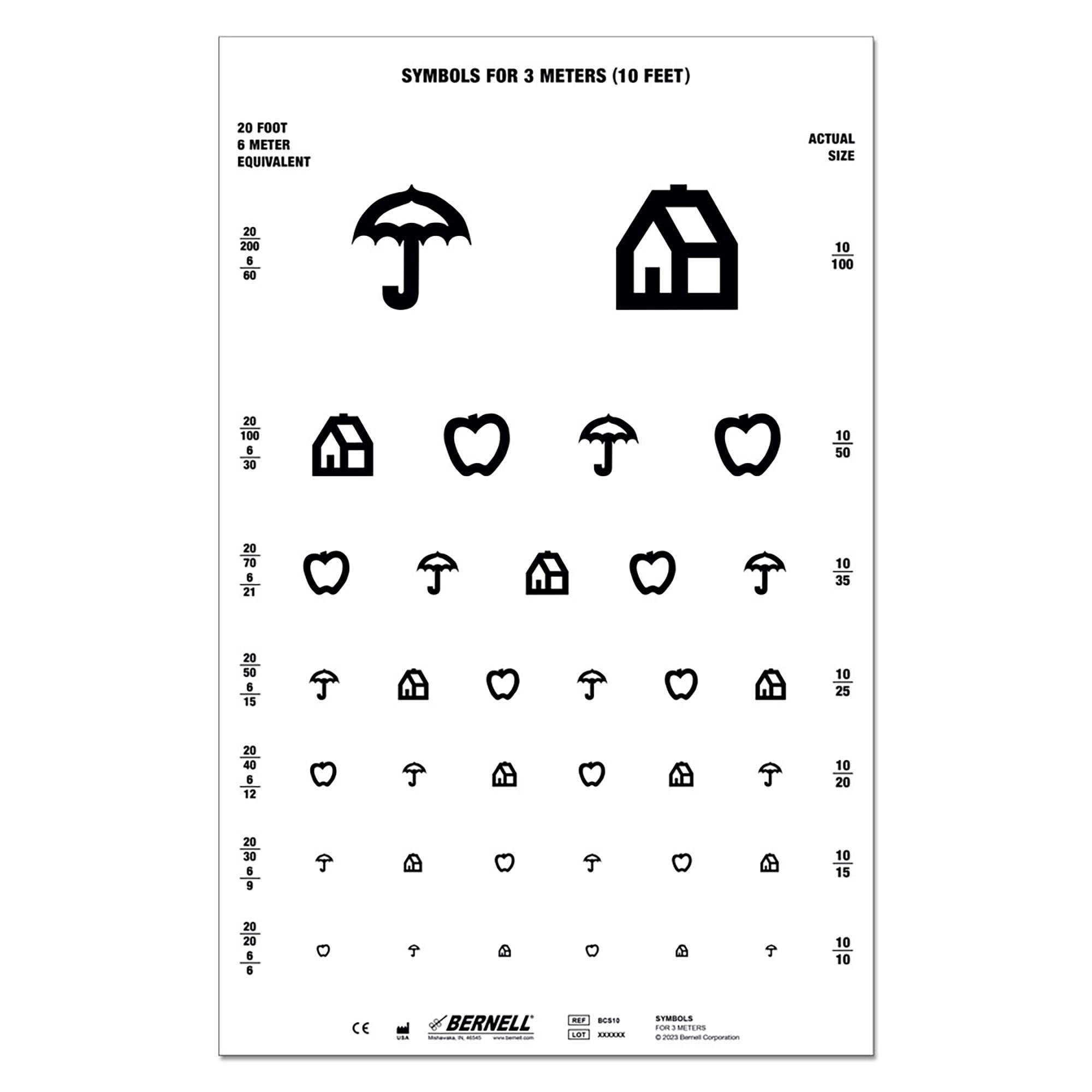 Printable Kindergarten Eye Test Chart Printable Kindergarten Eye Test Chart