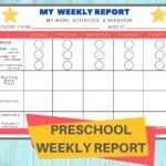 Preschool Weekly Report Daycare Parent Communication PDF Printable Etsy