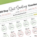 Printable 30 Day Quit Smoking Tracker 30 Day Stop Smoking Tracker No Smoking Tracker Goodnotes Quit Smoking Tracker Insert JPG Download Etsy