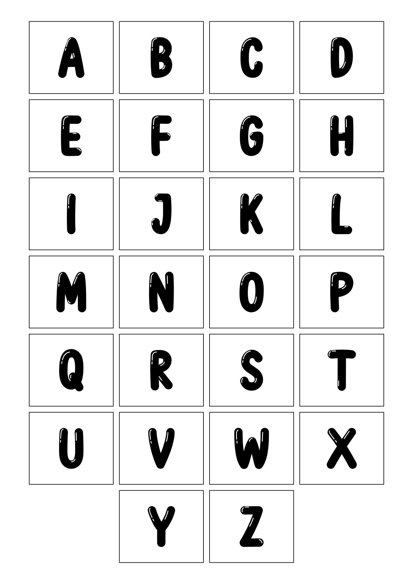 Printable Abc Alphabet Printable Party Favors