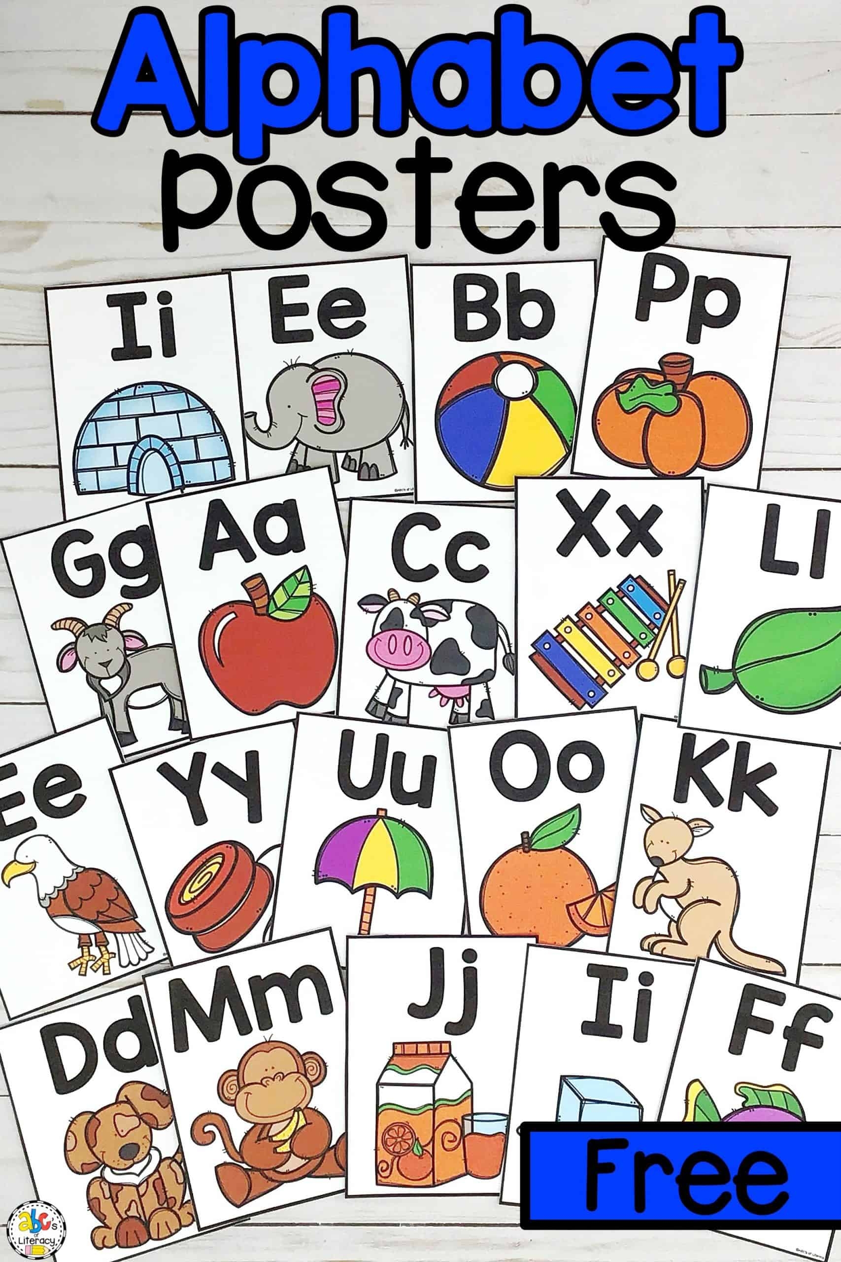 Printable Alphabet Posters Printable Party Favors