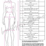 Printable Body Measurement Sewing Guide Etsy