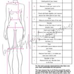 Printable Body Measurement Sewing Guide Etsy