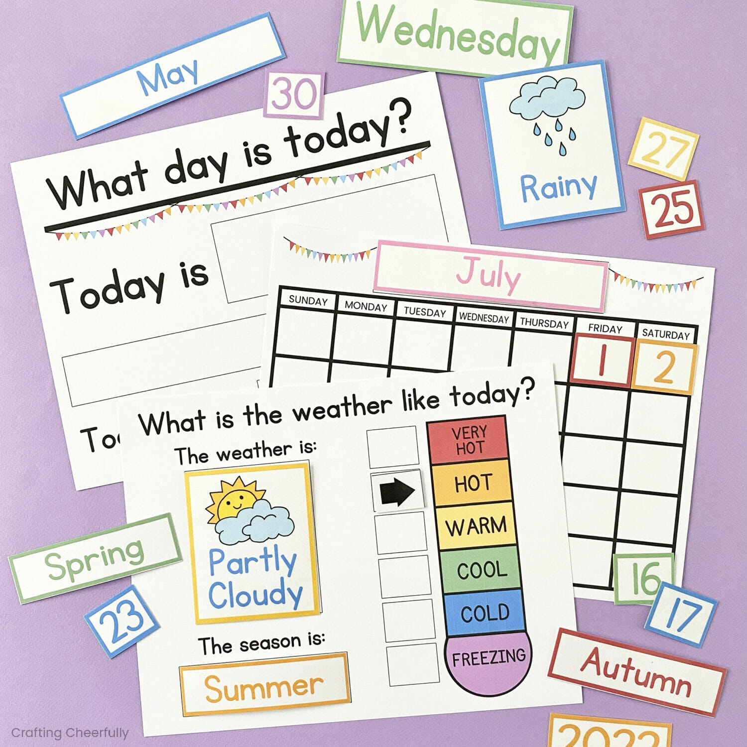 Printable Calendar Guide Pages Crafting Cheerfully