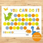 Printable Dinosaur Reward Chart Dinosaur Potty Chart Dinosaur Sticker Chart Dinosaur Behavior Chart Dinosaur Chore Chart Etsy Finland