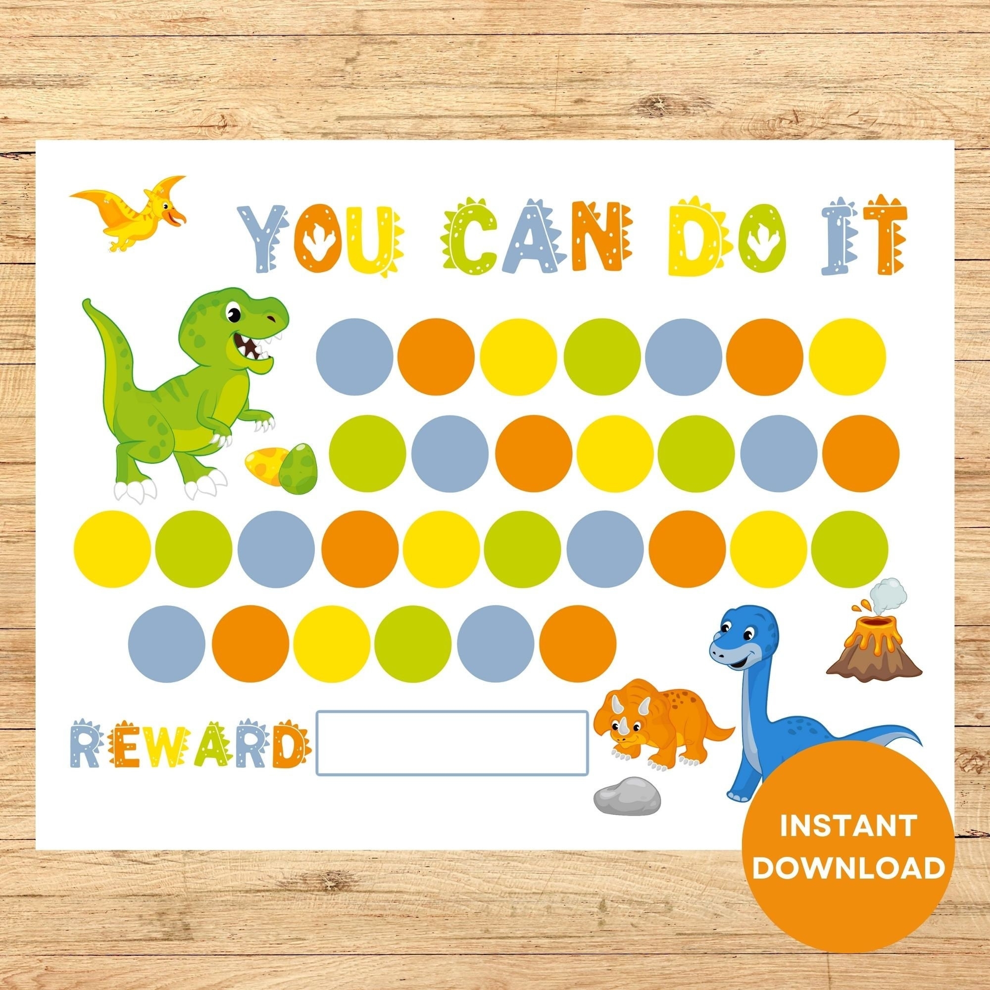 Printable Dinosaur Reward Chart Dinosaur Potty Chart Dinosaur Sticker Chart Dinosaur Behavior Chart Dinosaur Chore Chart Etsy Finland