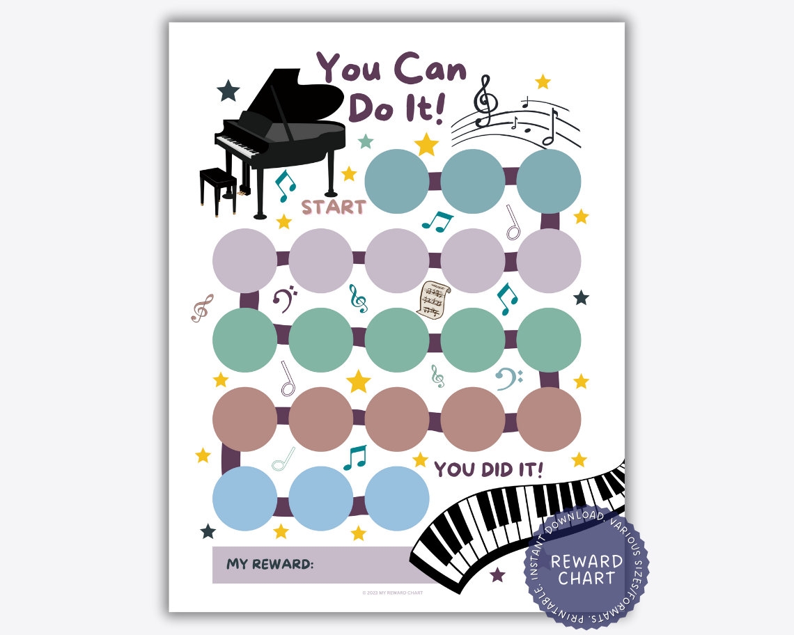 Free Printable Piano Practice Chart