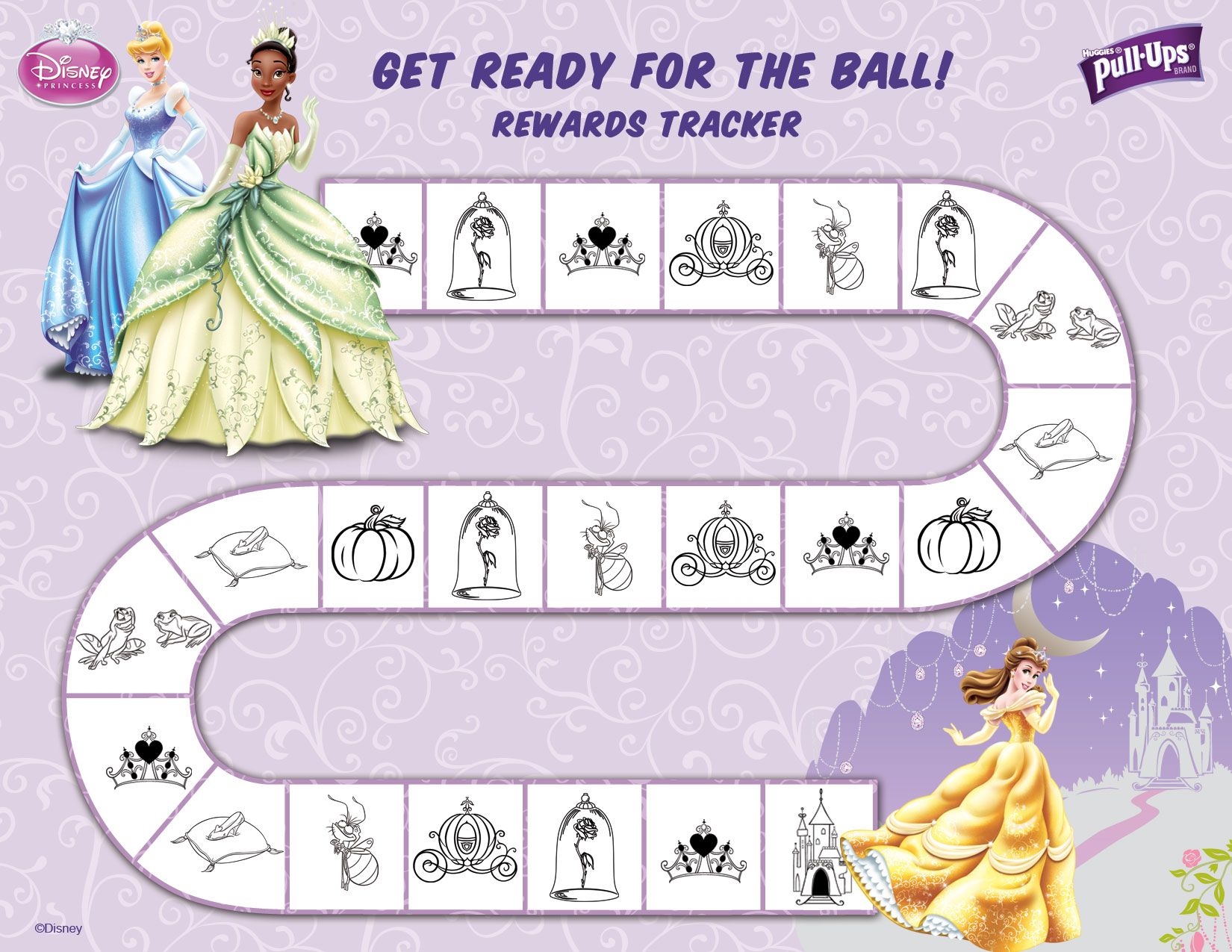 Printable Princess Reward Chart Sticker Chart Princess Reward Chart Worksheets Library
