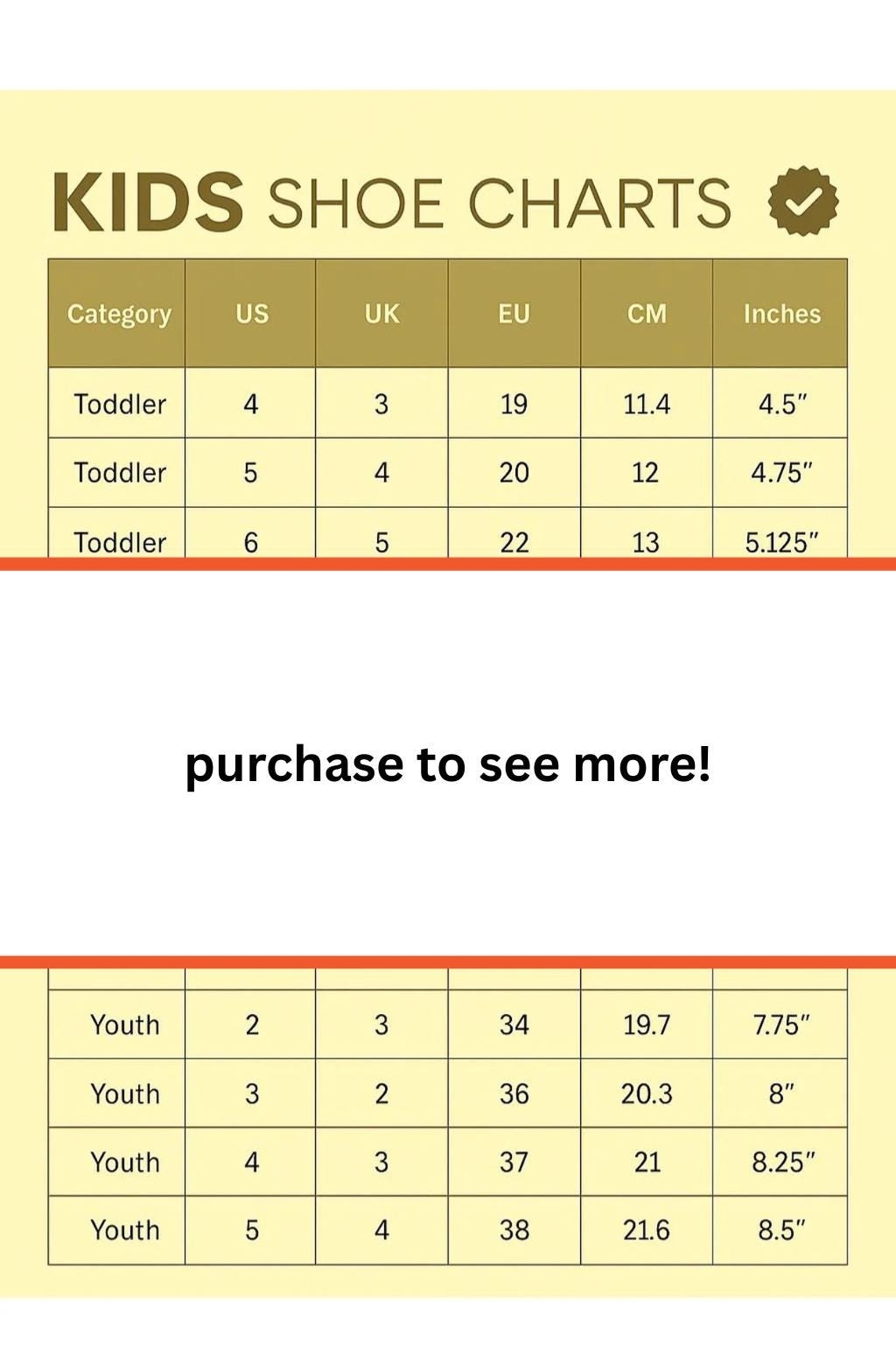 Pdf Printable Shoe Conversion Charts Pdf Printable Shoe Conversion Charts