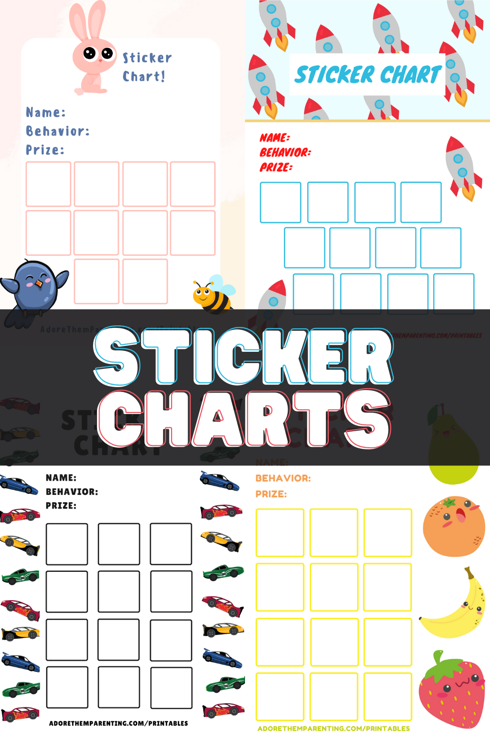 Stickers Charts Free Printable Stickers Charts Free Printable