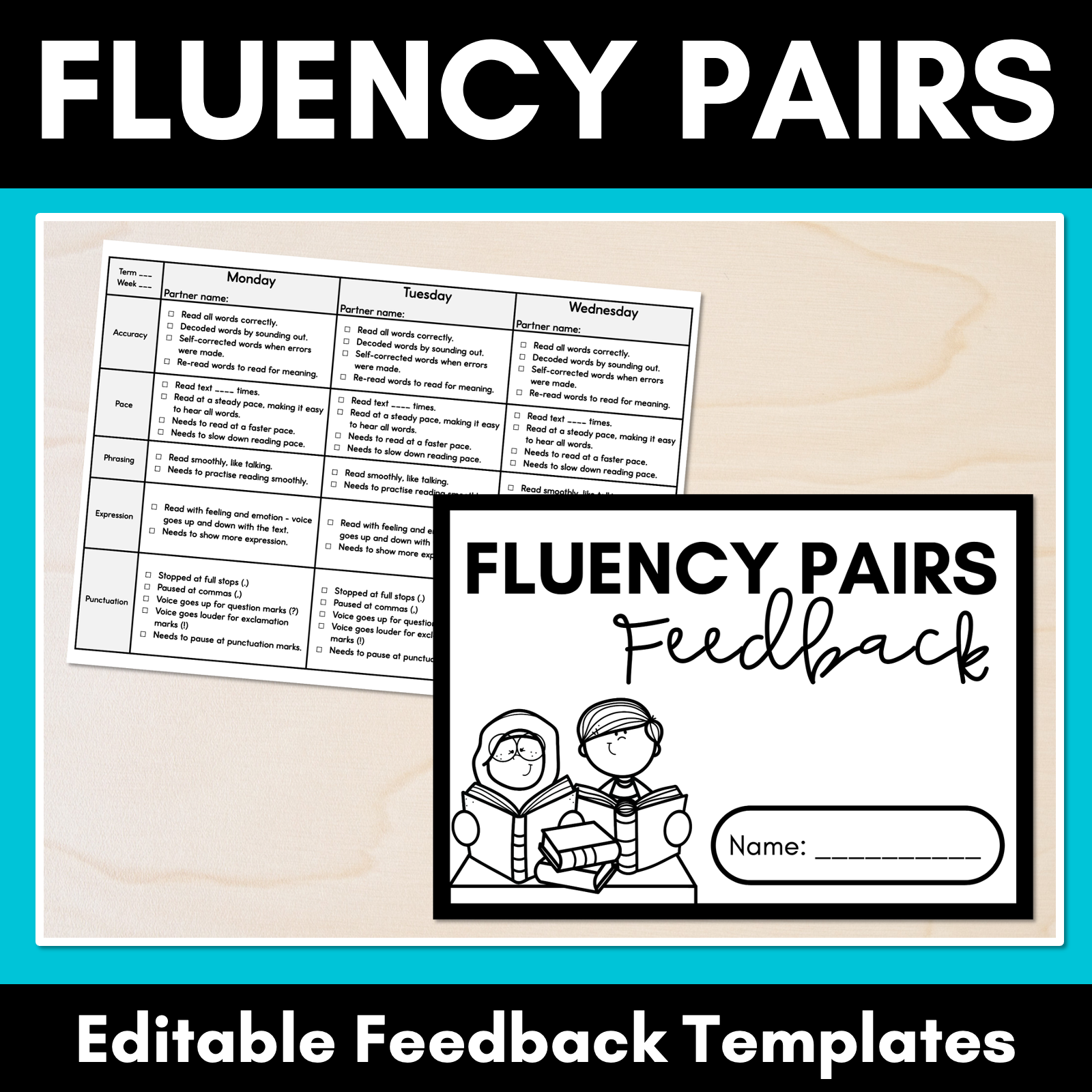 Reading Fluency Chart Printable Free