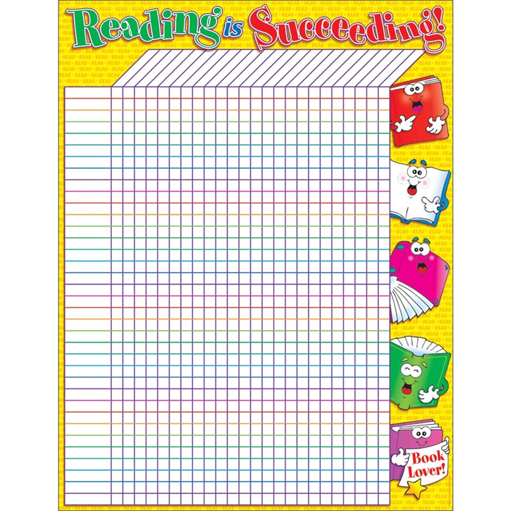 Reading Is Succeeding Incentive Friendly Chart TF 2204 Scholastic Teaching Resources