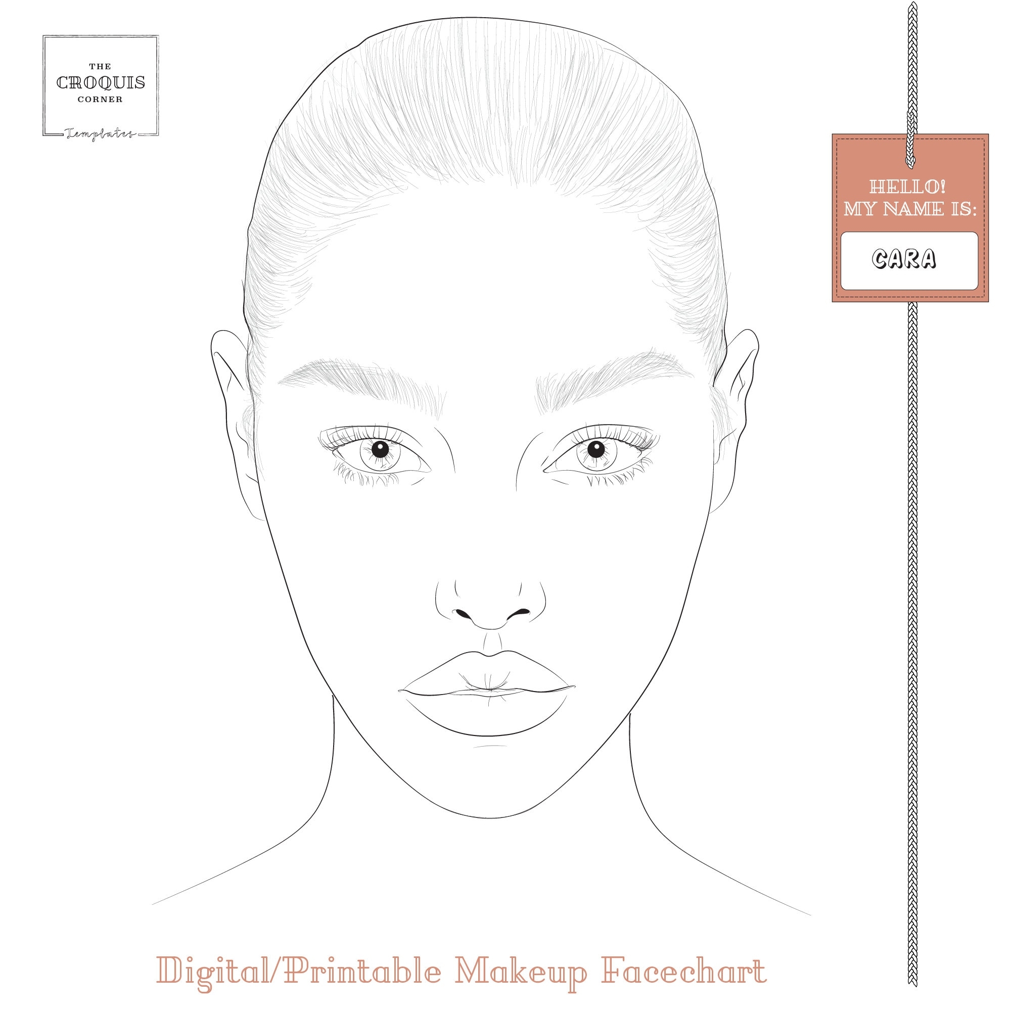Realistic Makeup Face Chart cara Make up Artist Practice Sheets Digital Instant Download Blank Face Template make Up Chart Etsy Realistic Makeup Face Chart cara Make up Artist Practice Sheets Digital Instant Download Blank Face Template make Up Chart Etsy