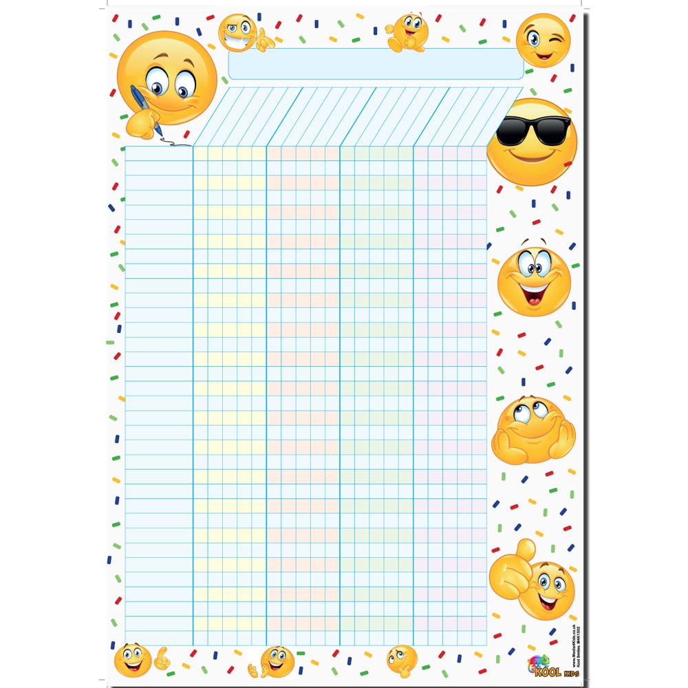 Smiley Face Behavior Chart Printable