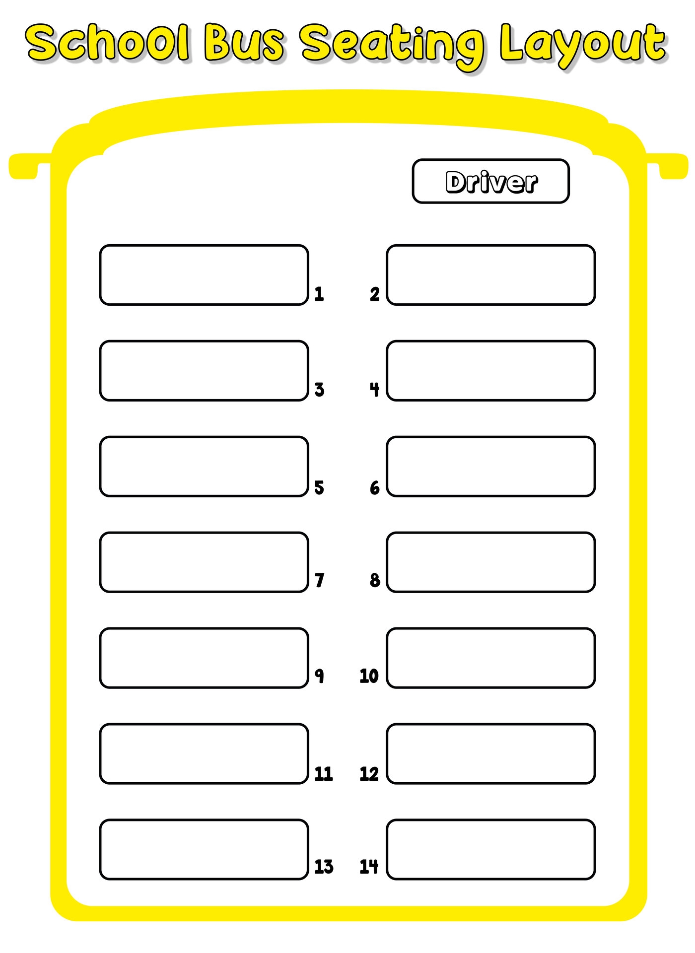 School Bus Diagram 11 Free PDF Printables Printablee