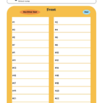 School Bus Seating Chart 11 Free PDF Printables Printablee