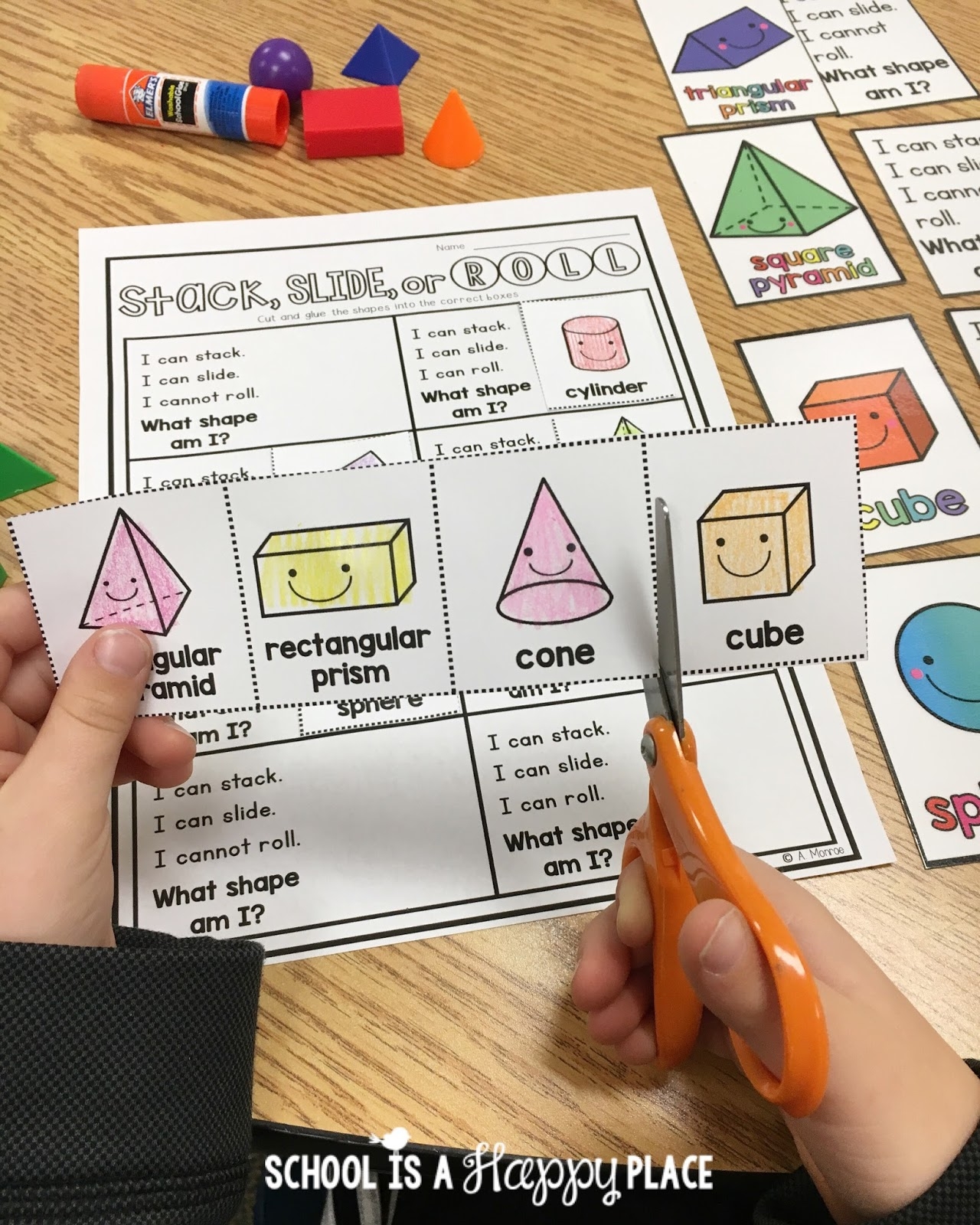 2 D Shapes Anchor Chart Printable