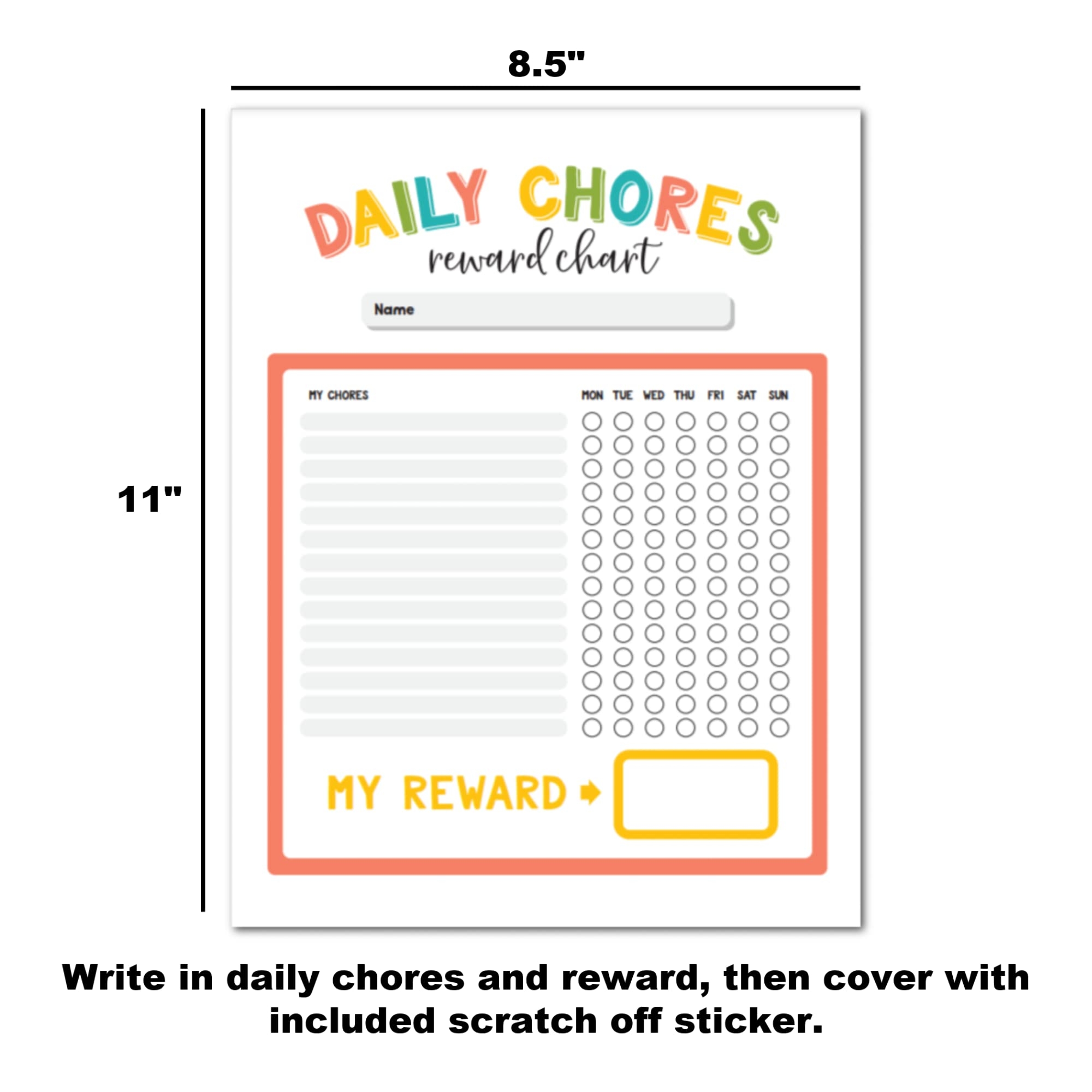 ScratchAway Daily Chore Reward Charts For Kids 2 Pack Scratch Off Reward Charts With Scratch Off Stickers Fun Reward Charts To Motivate Your Kids 8 5 x11 Amazon au Toys Games ScratchAway Daily Chore Reward Charts For Kids 2 Pack Scratch Off Reward Charts With Scratch Off Stickers Fun Reward Charts To Motivate Your Kids 8 5 x11 Amazon au Toys Games