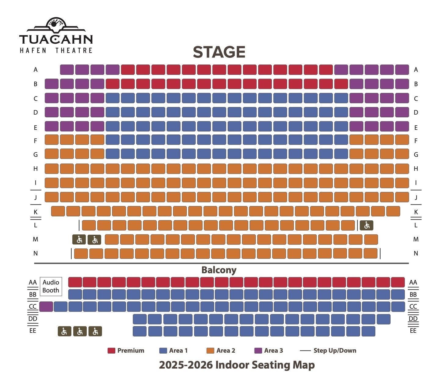 Seating Chart Tuacahn Amphitheatre OFFICIAL 