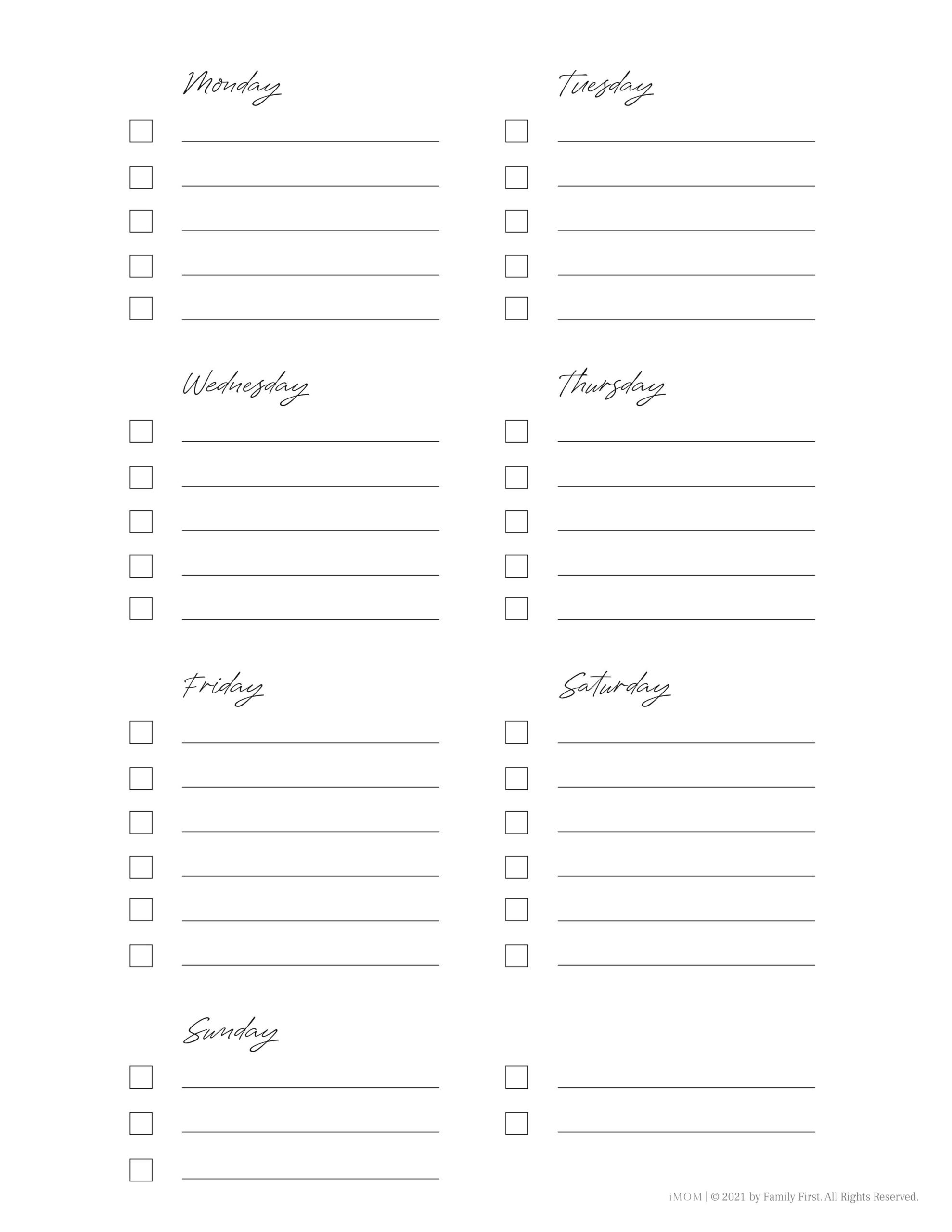 Simple Chore Chart IMOM Simple Chore Chart IMOM