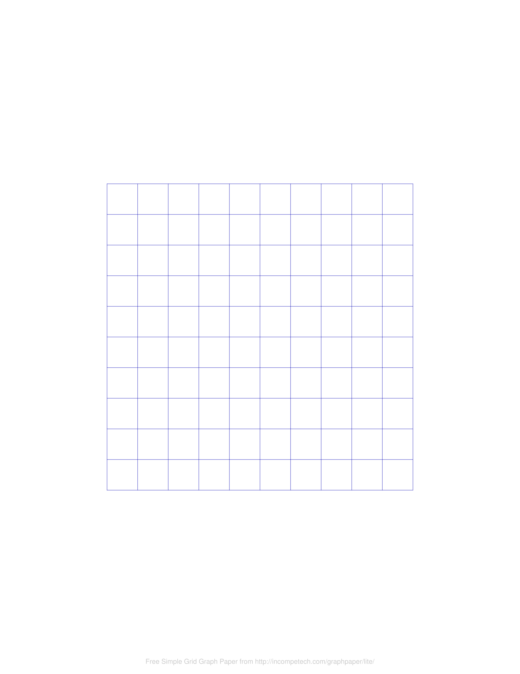 Simple Grid Graph Paper Generator