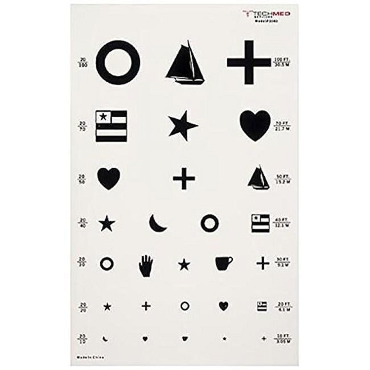 Snellen Chart Snellen Eye Chart With Color Bars 20ft Vision Test Chart 22x11 Schnelln Eye Color Chart