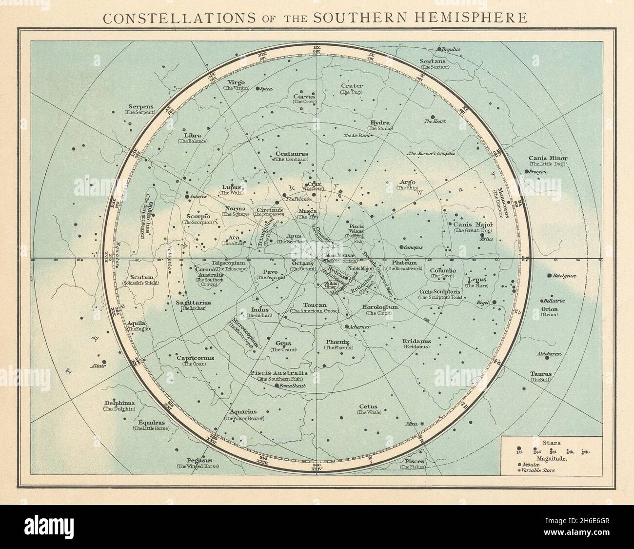 Southern Hemisphere Star Map Hi res Stock Photography And Images Alamy
