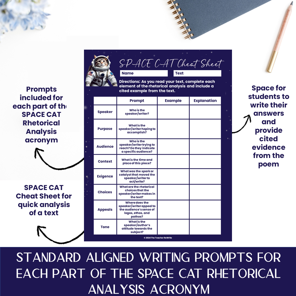 SPACE CAT Rhetorical Analysis The Teacher ReWrite