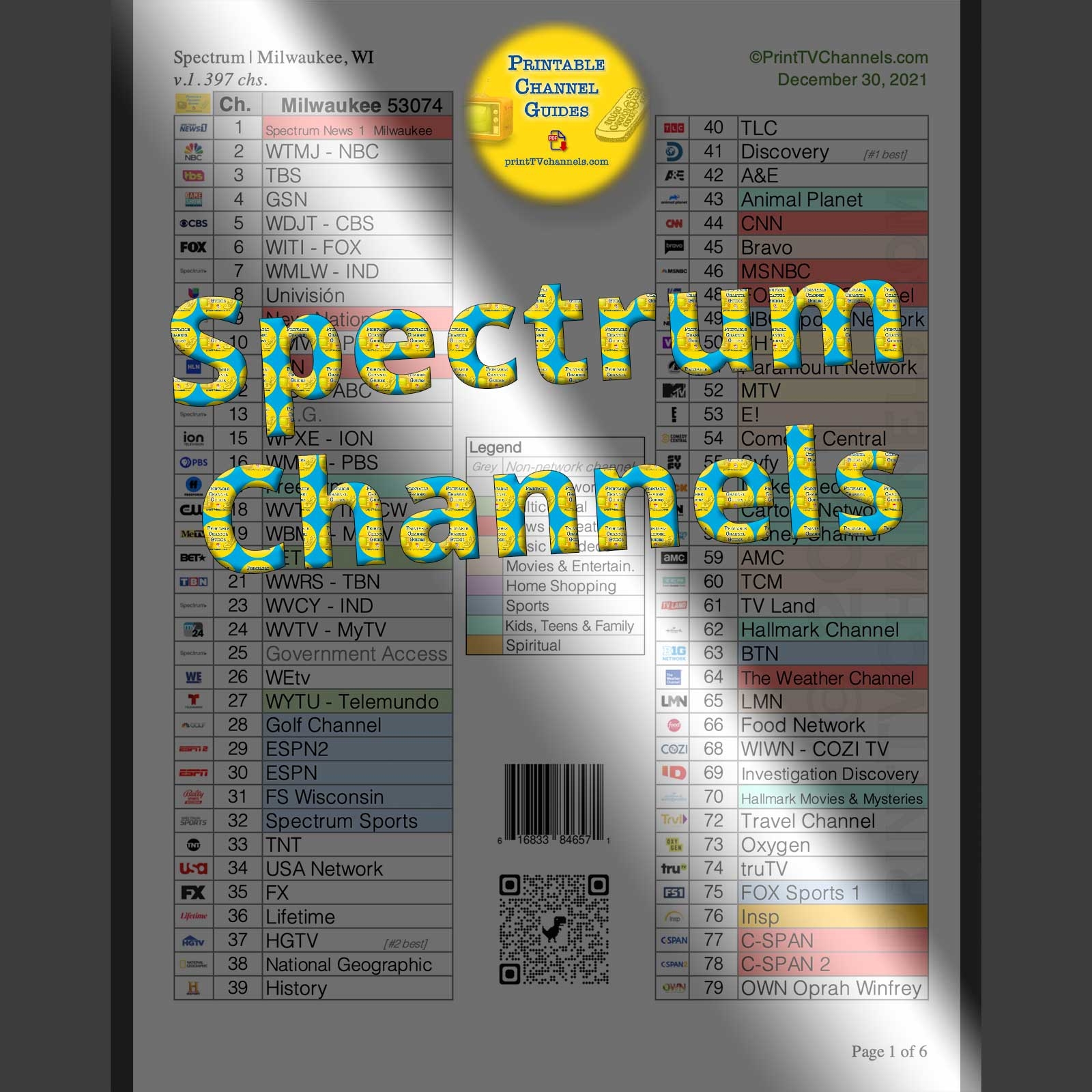 Charter Tv Lineup Printable Charter Tv Lineup Printable