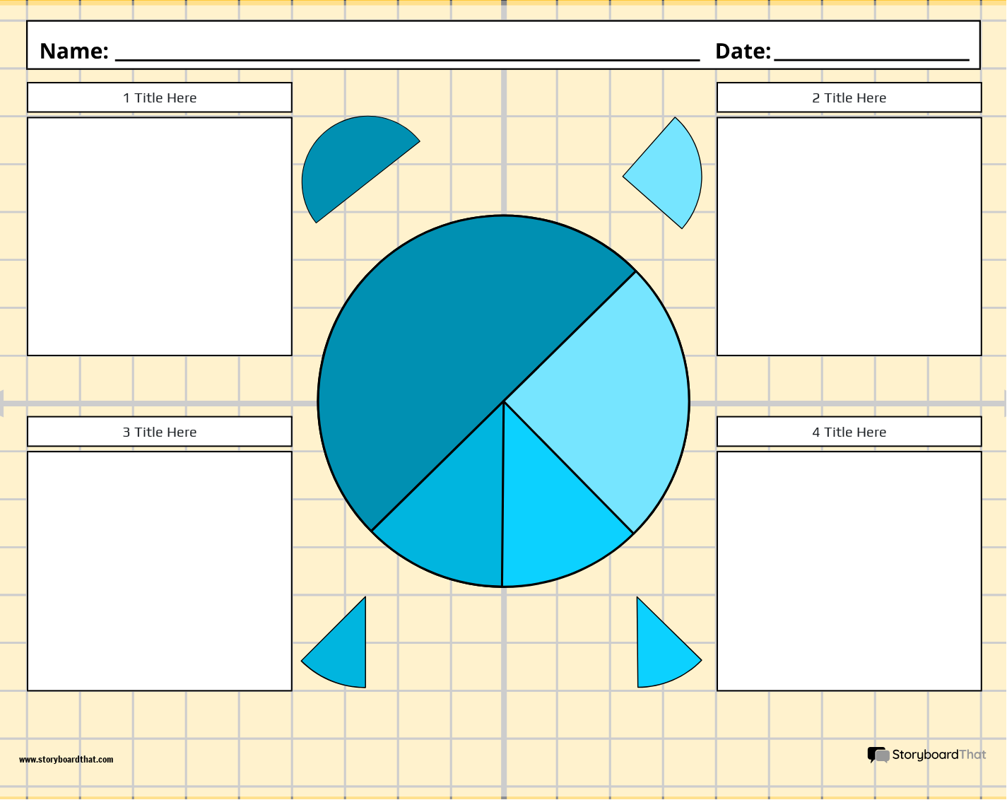 Storyboard That Free Pie Chart Maker For Educational Use