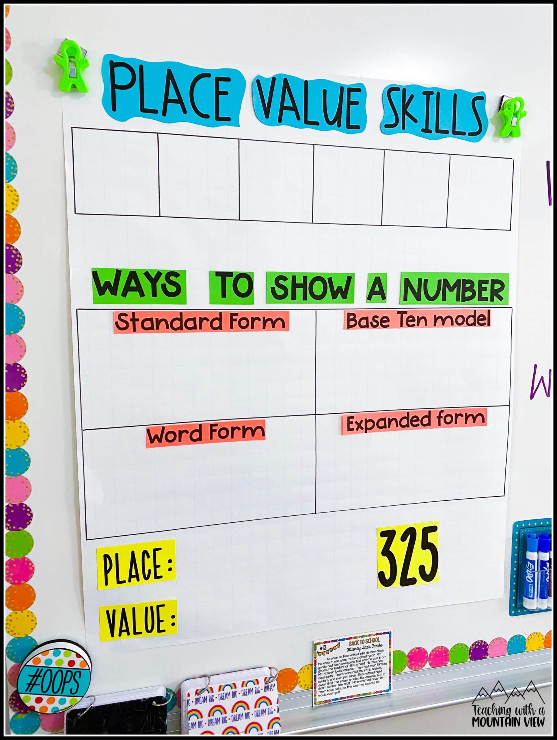 Teaching Place Value Teaching With A Mountain View Teaching Place Value Teaching With A Mountain View