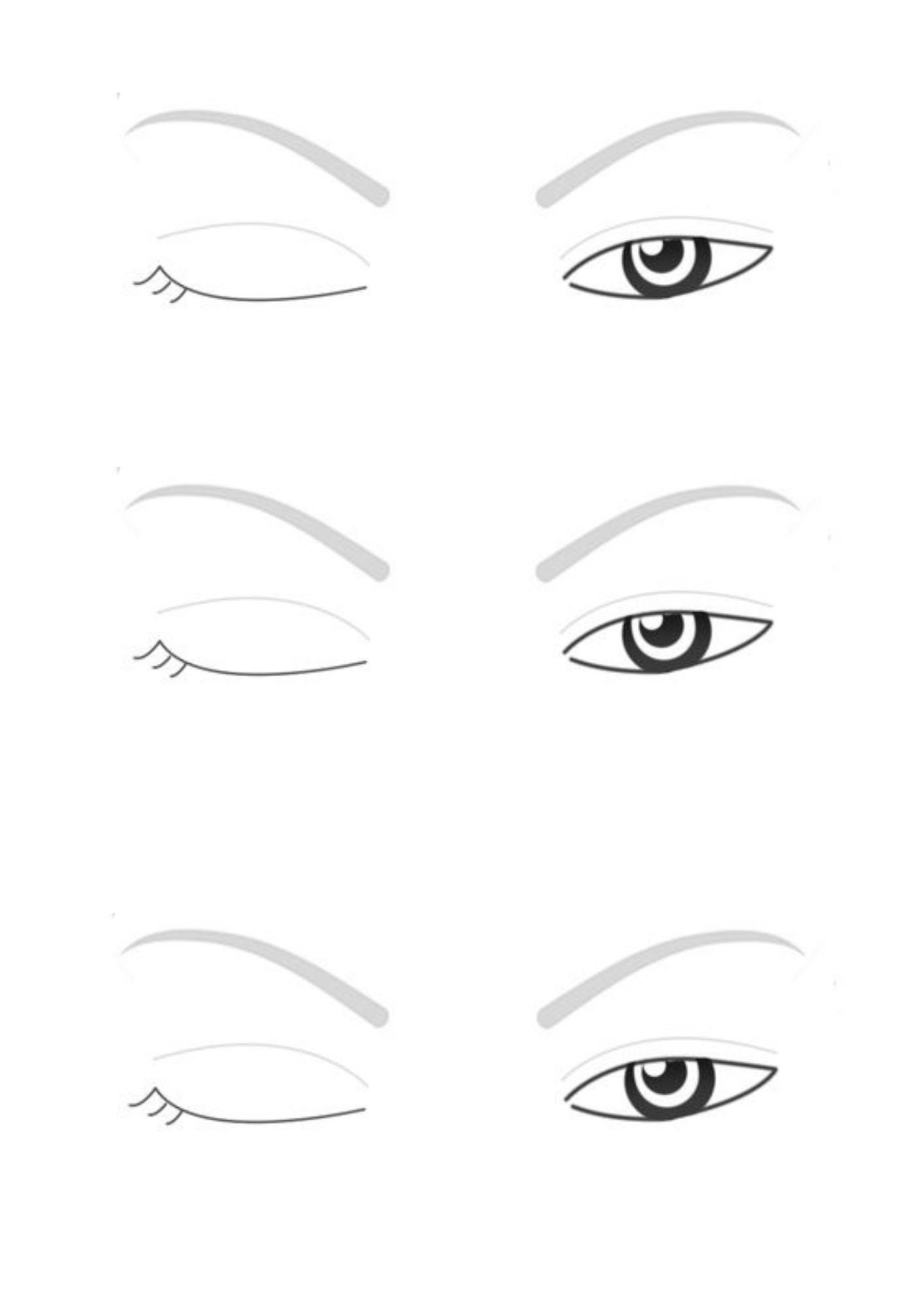 Templates To Practice Makeup Eyes Eyes Chart Etsy Templates To Practice Makeup Eyes Eyes Chart Etsy